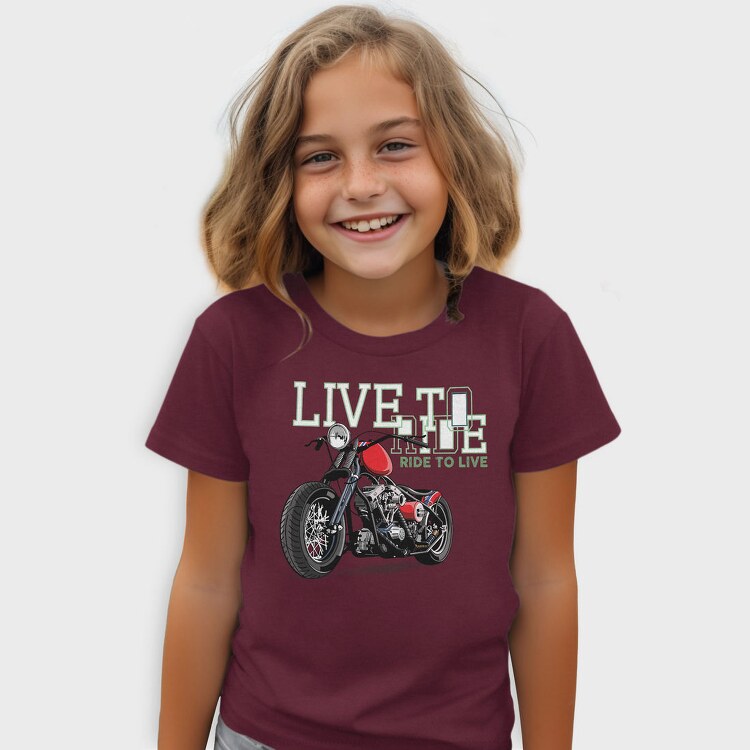 Live To Ride, Tricou Copii