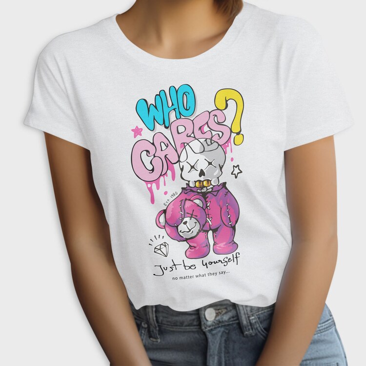 Who Cares Skull Bear, Tricou Femei