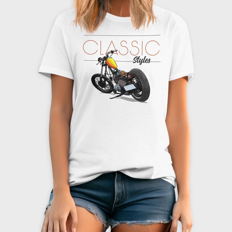 Classic Chopper Styles, Tricou Barbati (Unisex)