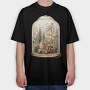 Christmas Bell Jar, Tricou Oversize Barbati (Unisex)