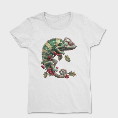 Christmas Chameleon Holly, Tricou Femei