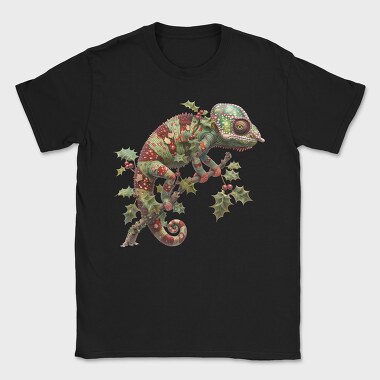 Christmas Chameleon Ornament, Tricou Barbati (Unisex)
