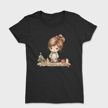 Christmas Chef Girl, Tricou Femei