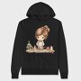 Christmas Chef Girl, Hanorac Oversize Barbati (Unisex)