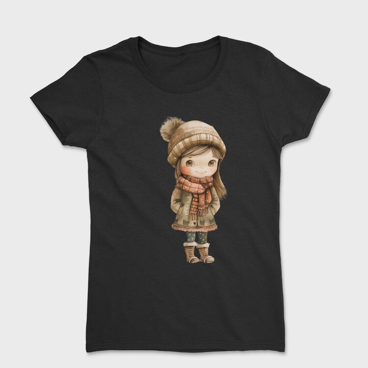 Christmas Chic Girl, Tricou Femei