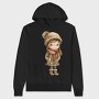 Christmas Chic Girl, Hanorac Oversize Barbati (Unisex)