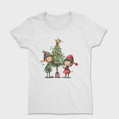 Christmas Chicks Tree, Tricou Femei