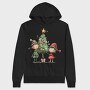 Christmas Chicks Tree, Hanorac Oversize Barbati (Unisex)