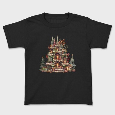 Christmas Chimney Fireplace, Tricou Copii
