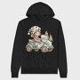 Christmas Christmas Car, Hanorac Oversize Barbati (Unisex)