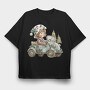 Christmas Christmas Car, Tricou Oversize Barbati (Unisex)