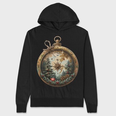 Christmas Compass Garden, Hanorac Oversize Barbati (Unisex)