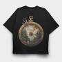 Christmas Compass Garden, Tricou Oversize Barbati (Unisex)