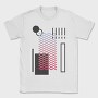 Abstract Waves Geometric, Tricou Barbati (Unisex)