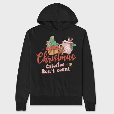 Christmas Cupcakes Cocoa, Hanorac Oversize Barbati (Unisex)