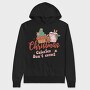 Christmas Cupcakes Cocoa, Hanorac Oversize Barbati (Unisex)