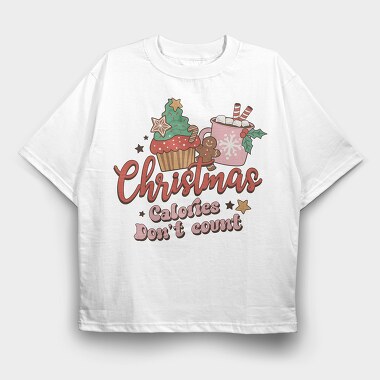 Christmas Cupcakes Cocoa, Tricou Oversize Barbati (Unisex)