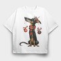 Christmas Dachshund, Tricou Oversize Barbati (Unisex)