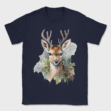 Christmas Deer 1, Tricou Barbati (Unisex)