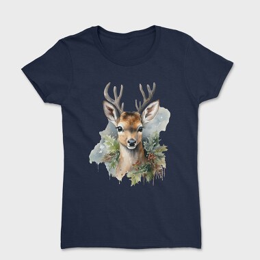 Christmas Deer 1, Tricou Femei