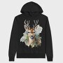 Christmas Deer 1, Hanorac Oversize Barbati (Unisex)