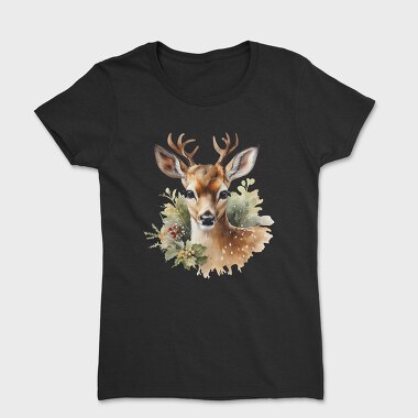 Christmas Deer 11, Tricou Femei