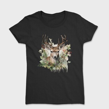 Christmas Deer 2, Tricou Femei