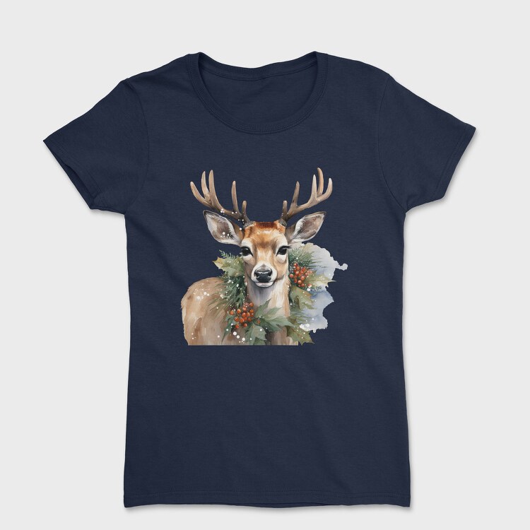 Christmas Deer 7, Tricou Femei