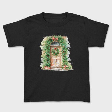 Christmas Door Wreath, Tricou Copii