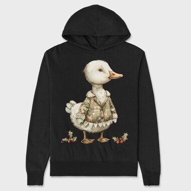 Christmas Duck Jacket, Hanorac Oversize Barbati (Unisex)