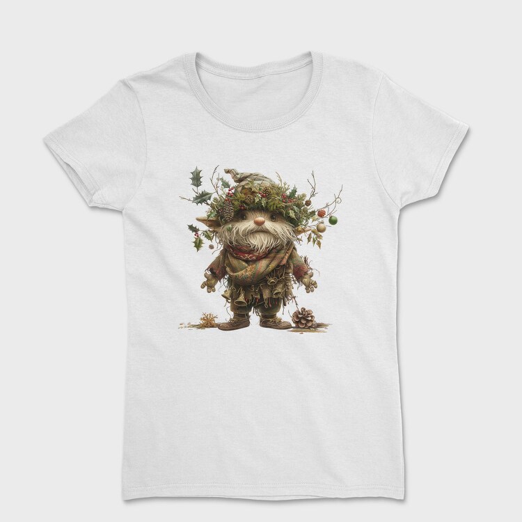 Christmas Elf Gnome, Tricou Femei