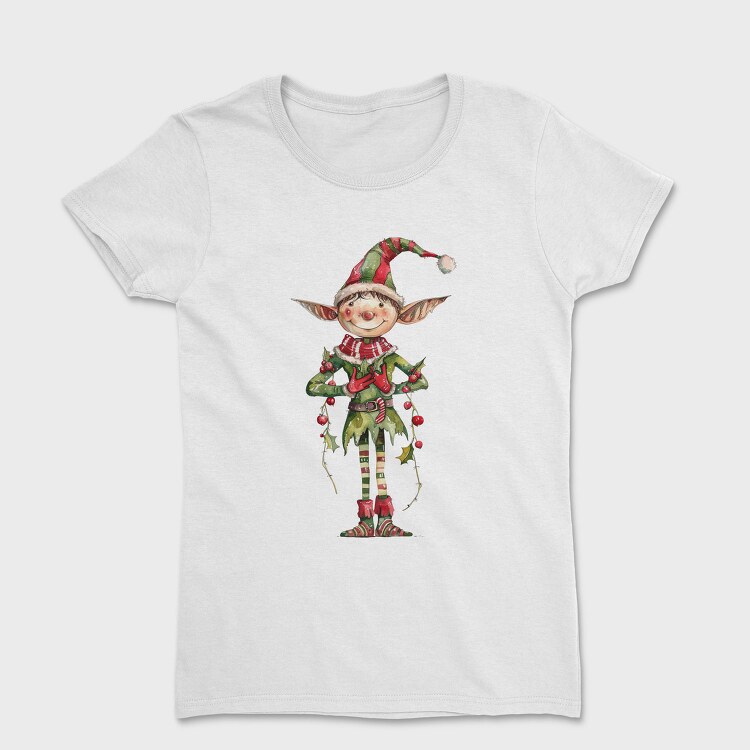 Christmas Elf Icon, Tricou Femei