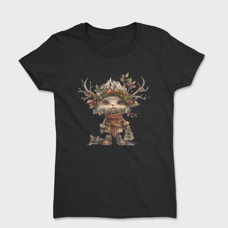 Christmas Elf Mistletoe, Tricou Femei