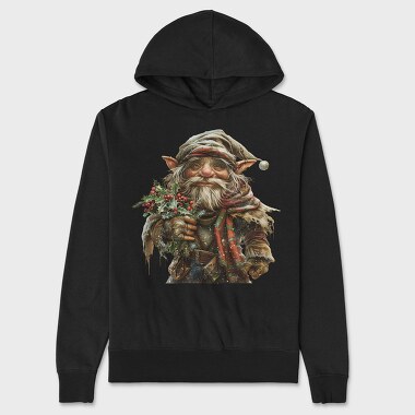 Christmas Elf Snowy, Hanorac Oversize Barbati (Unisex)