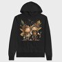 Christmas Elves Garden, Hanorac Oversize Barbati (Unisex)