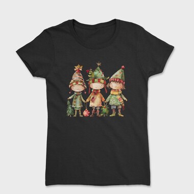 Christmas Elves Hats, Tricou Femei