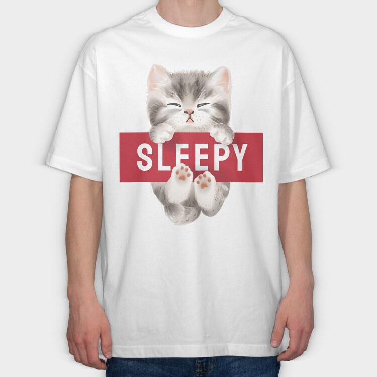 Catnap Dreams, Tricou Oversize Barbati (Unisex)