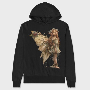 Christmas Fairy Fantasy, Hanorac Oversize Barbati (Unisex)