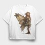 Christmas Fairy Fantasy, Tricou Oversize Barbati (Unisex)