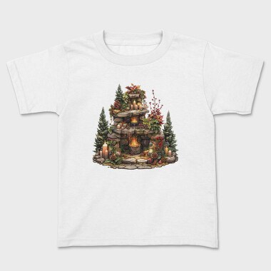 Christmas Fairy Fireplace, Tricou Copii