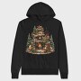 Christmas Fairy Fireplace, Hanorac Oversize Barbati (Unisex)