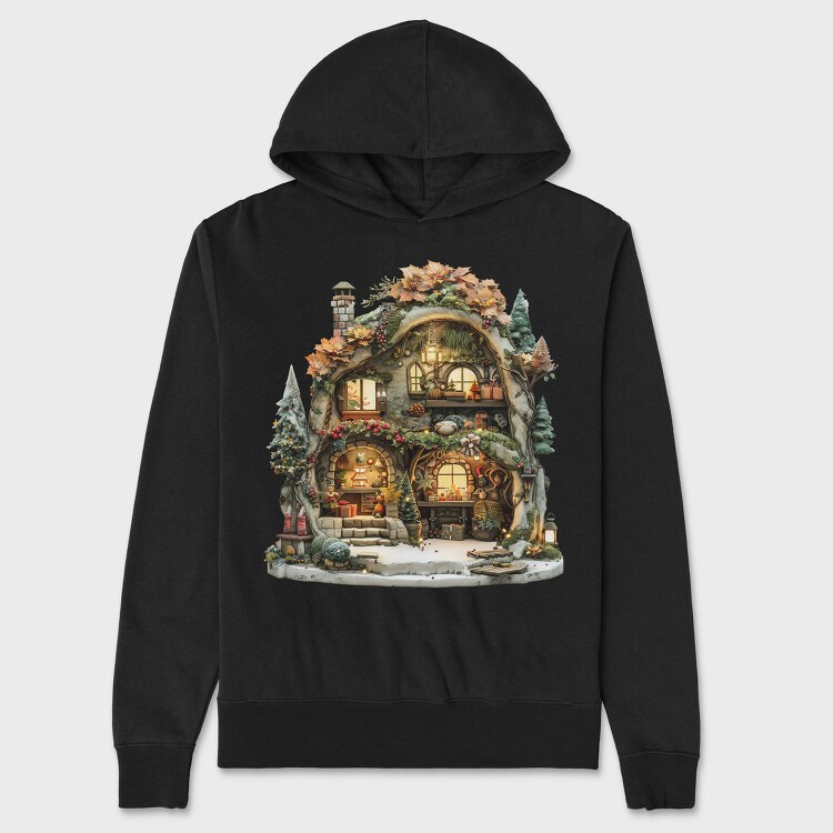 Christmas Fairy Grotto, Hanorac Oversize Barbati (Unisex)