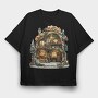 Christmas Fairy Grotto, Tricou Oversize Barbati (Unisex)