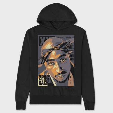 2Pac Tribute, Hanorac Oversize Barbati (Unisex)