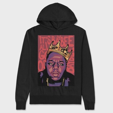 Biggie Crown Baby, Hanorac Oversize Barbati (Unisex)