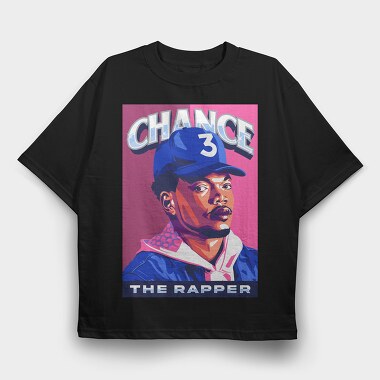 Chance The Rapper, Tricou Oversize Barbati (Unisex)