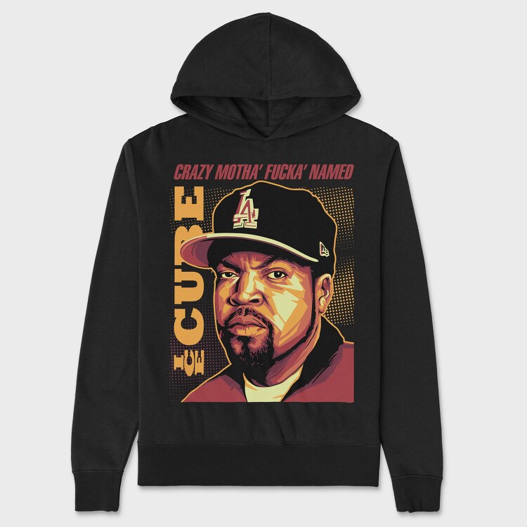 Crazy Mothafucka Vibes, Hanorac Oversize Barbati (Unisex)