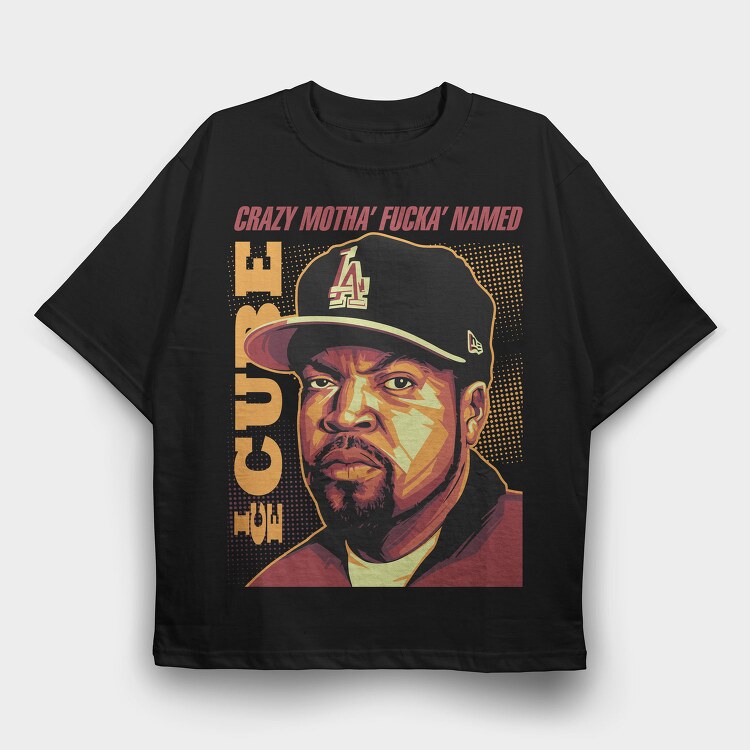 Crazy Mothafucka Vibes, Tricou Oversize Barbati (Unisex)