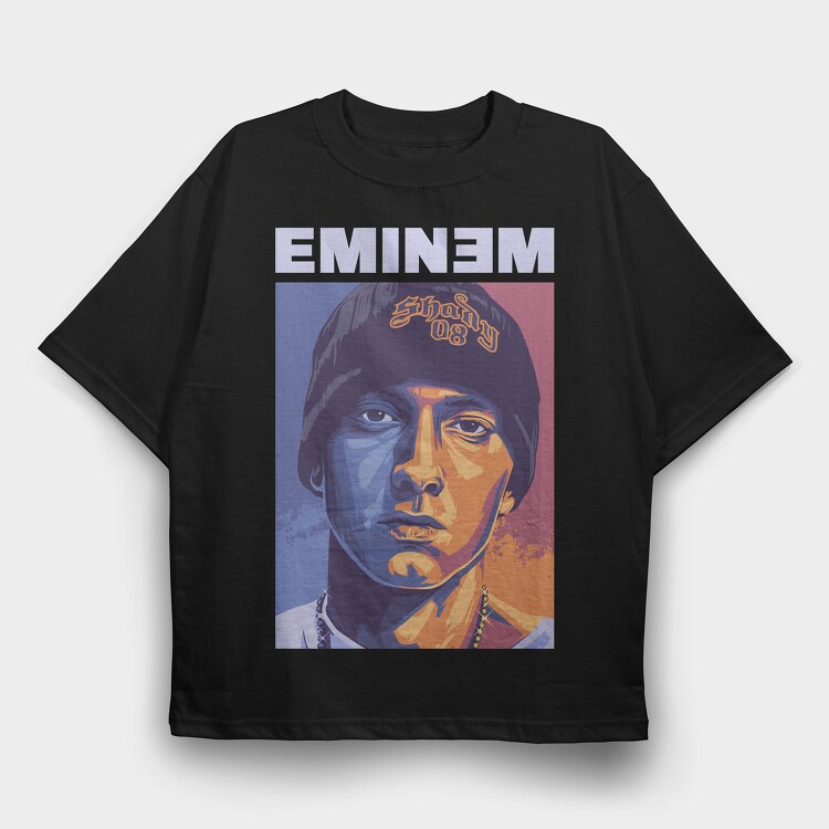 Eminem Shady 08, Tricou Oversize Barbati (Unisex)