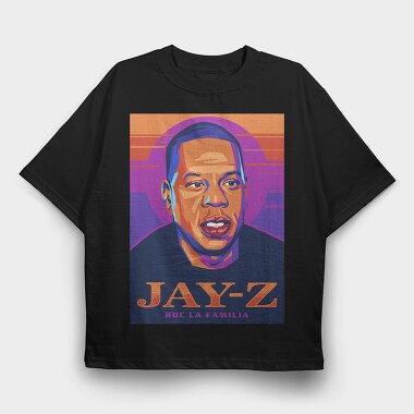 Jazzy Jay Z, Tricou Oversize Barbati (Unisex)